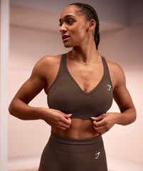 Vital V Neck Sports Bra