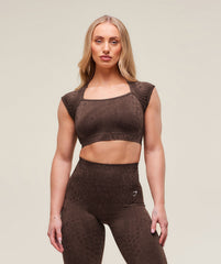 Adapt Animal X Whitney Seamless Crop Top