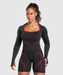 Apex Lift Seamless Long Sleeve Crop Top