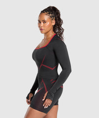 Apex Lift Seamless Long Sleeve Crop Top