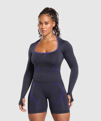 Apex Lift Seamless Long Sleeve Crop Top