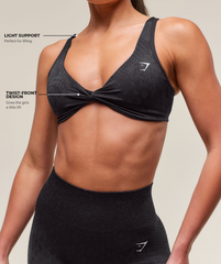 Adapt Animal X Whitney Seamless Twist Front Bra