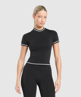 Contrast Seamless Midi Tee
