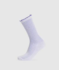 Frill Crew Single Sock