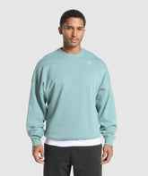 Oversized Crest Crew