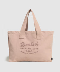 Script Oversized Tote