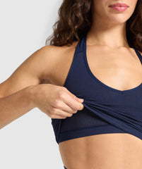 Vital Halter Neck Tank With Shelf