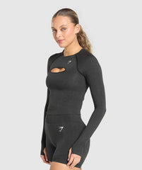 Vital Long Sleeve Cut Out Top