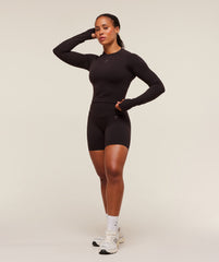 Activate Long Sleeve Crop Top