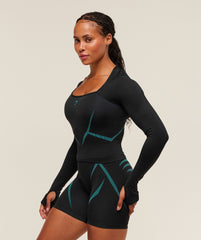 Apex Lift Seamless Long Sleeve Crop Top