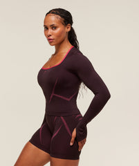 Apex Lift Seamless Long Sleeve Crop Top