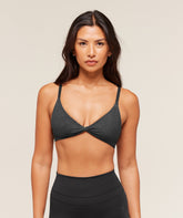 Cotton Twist Front Bralette