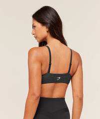 Cotton Twist Front Bralette