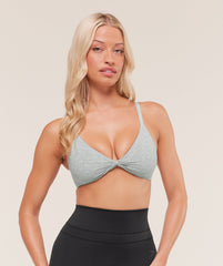 Cotton Twist Front Bralette