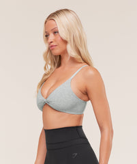 Cotton Twist Front Bralette