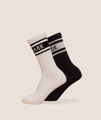 Collegiate Crew Sock 2pk