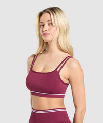 Contrast Seamless Sports Bra