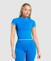 Contrast Seamless Midi Tee