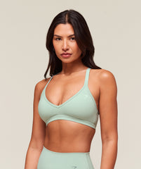 Cotton Racerback Sports Bra