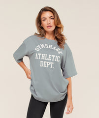 Athletic Department Oversized Graphic T-Shirt