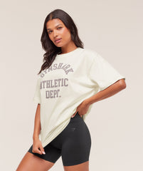 Athletic Department Oversized Graphic T-Shirt