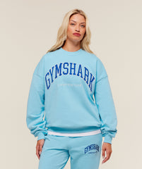 Collegiate Graphic Crew Neck Pullover