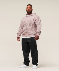 Collegiate Script Zip Up Hoodie