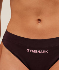 Wordmark Graphic Logo Thong