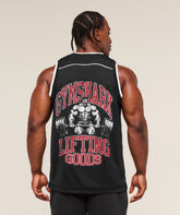 Graphic Basketball Mesh Tank