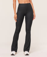 Ribbed Flared Legging