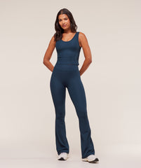 Ribbed Flared Legging