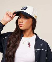 Gymshark x Analis Cap - Soft White/Midnight Blue