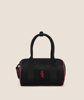 Gymshark x Analis Mini Barrel Bag - Black/Carmine Red