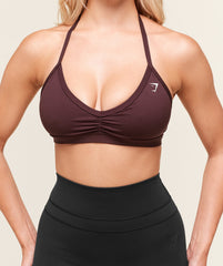 Minimal Halterneck Sports Bra