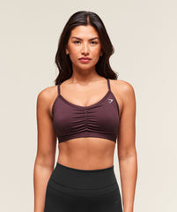 Ruched Sports Bra