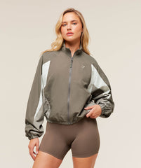 Contrast Woven Jacket