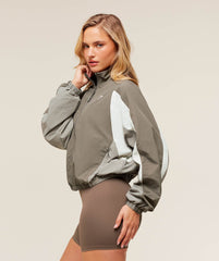 Contrast Woven Jacket