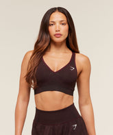 Vital V Neck Sports Bra