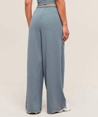 Waffle Wide Leg Pants