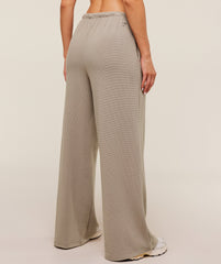 Waffle Wide Leg Pants