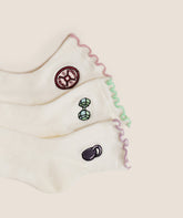 Weight Doodle Graphic Frill Midi 3pk