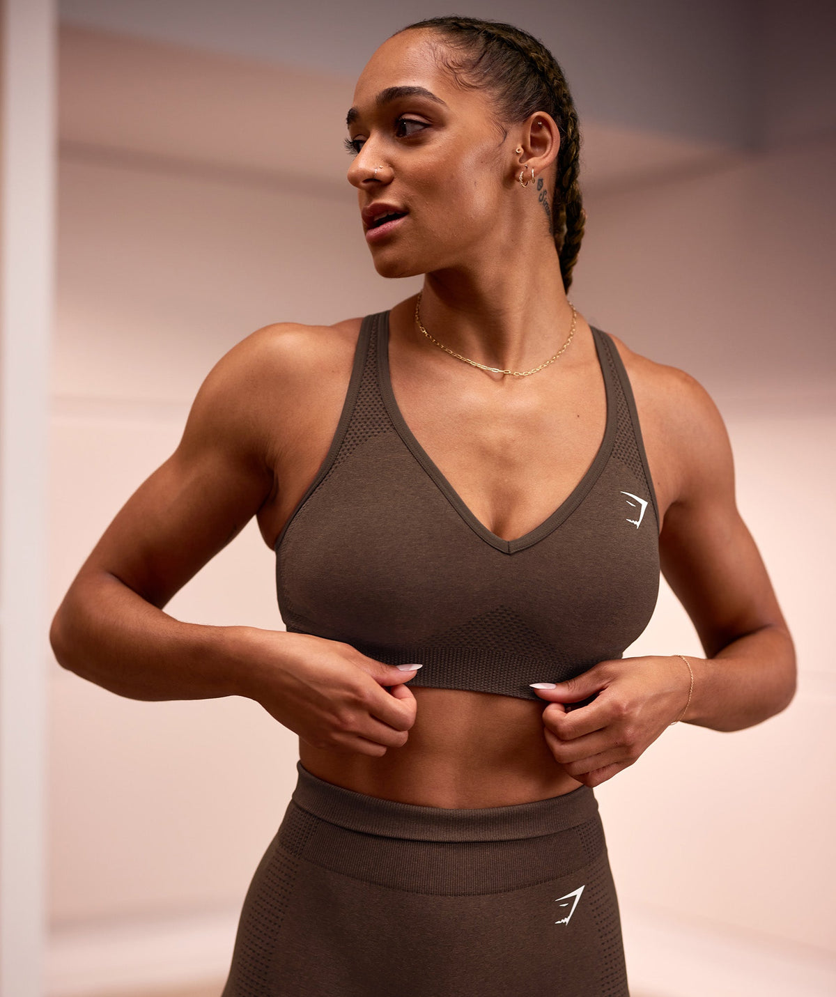 Vital V Neck Sports Bra