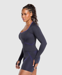 Apex Lift Seamless Long Sleeve Crop Top
