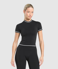 Contrast Seamless Midi Tee