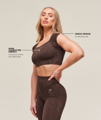 Adapt Animal X Whitney Seamless Crop Top