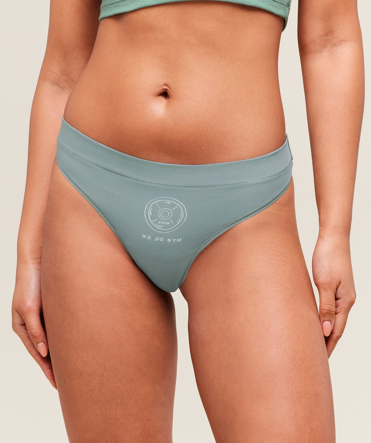 Deadlift Graphic Cotton Thong