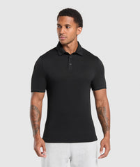 Flat Knit Polo Shirt