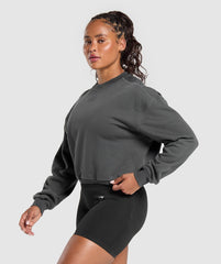 Gains Washed Loopback Crew Neck