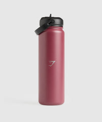 Metal Insulated Straw Bottle 24oz