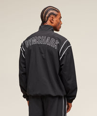Retro Crinkle Track Jacket